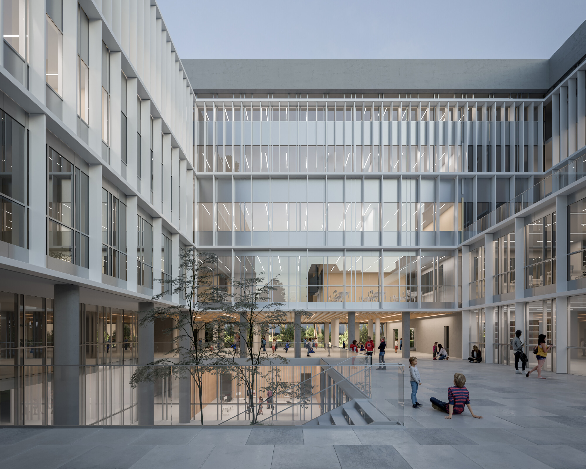 1-Pers Cour calme horizontale