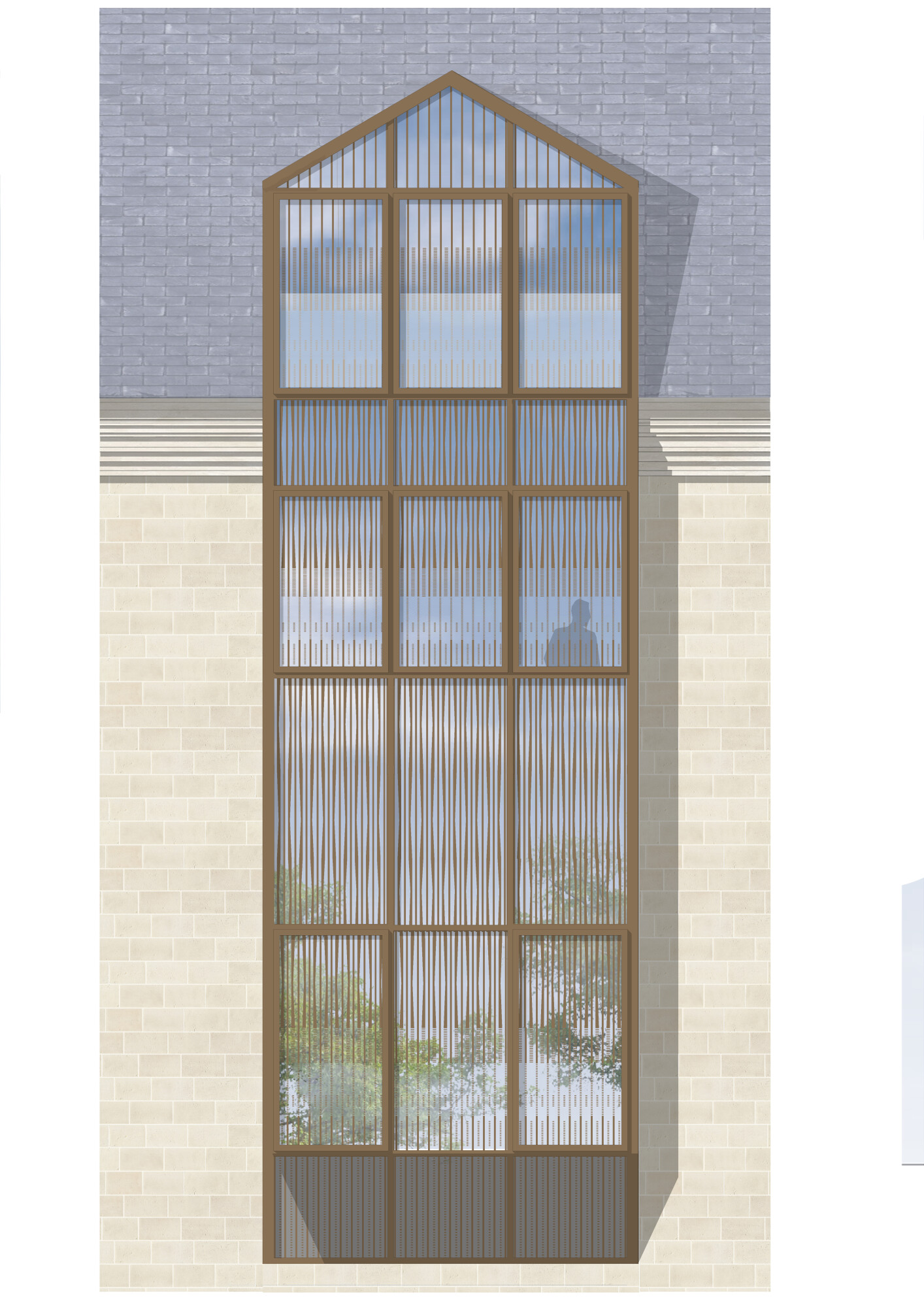Façade - détail menuiserie