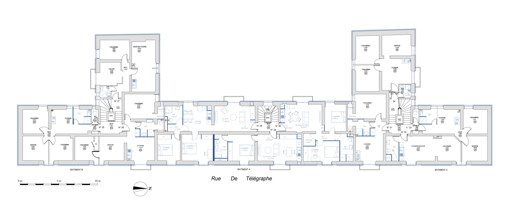 Plan Etage courant
