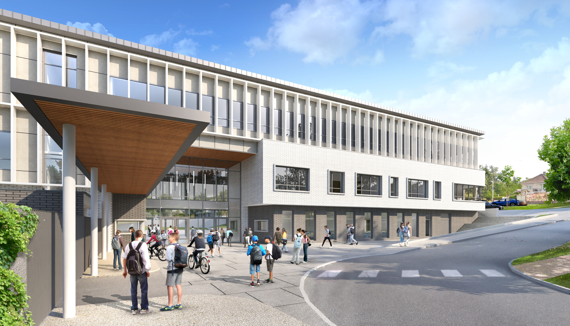 vue entrée en cours